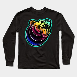 Rad Colorful Bear Long Sleeve T-Shirt